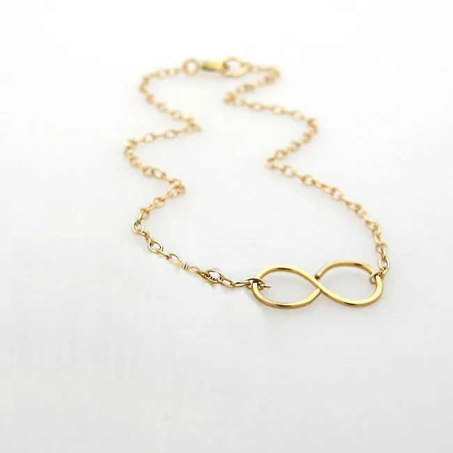 14k Gold Filled Figure Infinity Bracelet