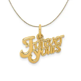 14k Yellow Gold Forever Yours Necklace