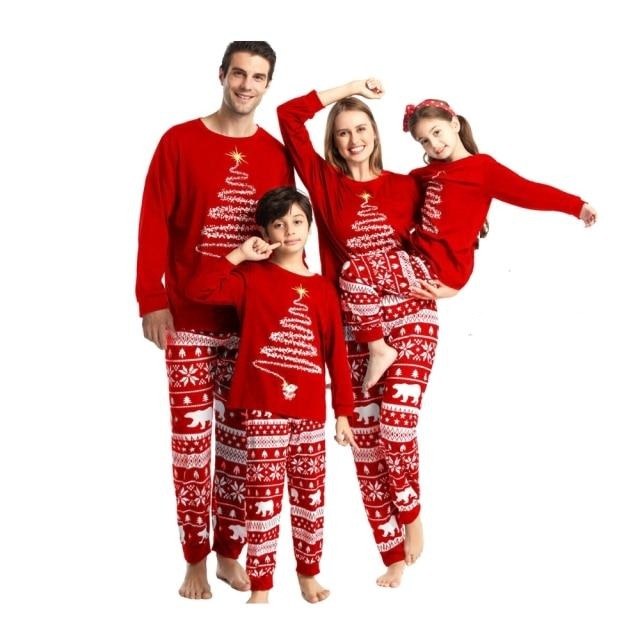 2023 Christmas Family Matching Pajamas Mom Daughter Dad Son Clothing Set