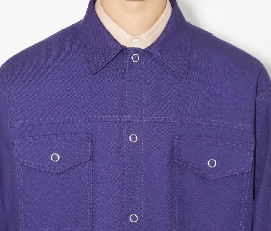 Acne Studios  |Wool Nylon Street Style Cotton Logo Designers Shirts