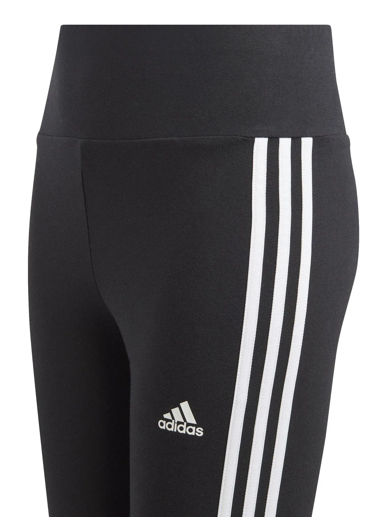 adidas Sportswear Junior Girls Sportswear Tiberio 3-stripes Colorblock Fleece Leggings Set Kids - Black/White