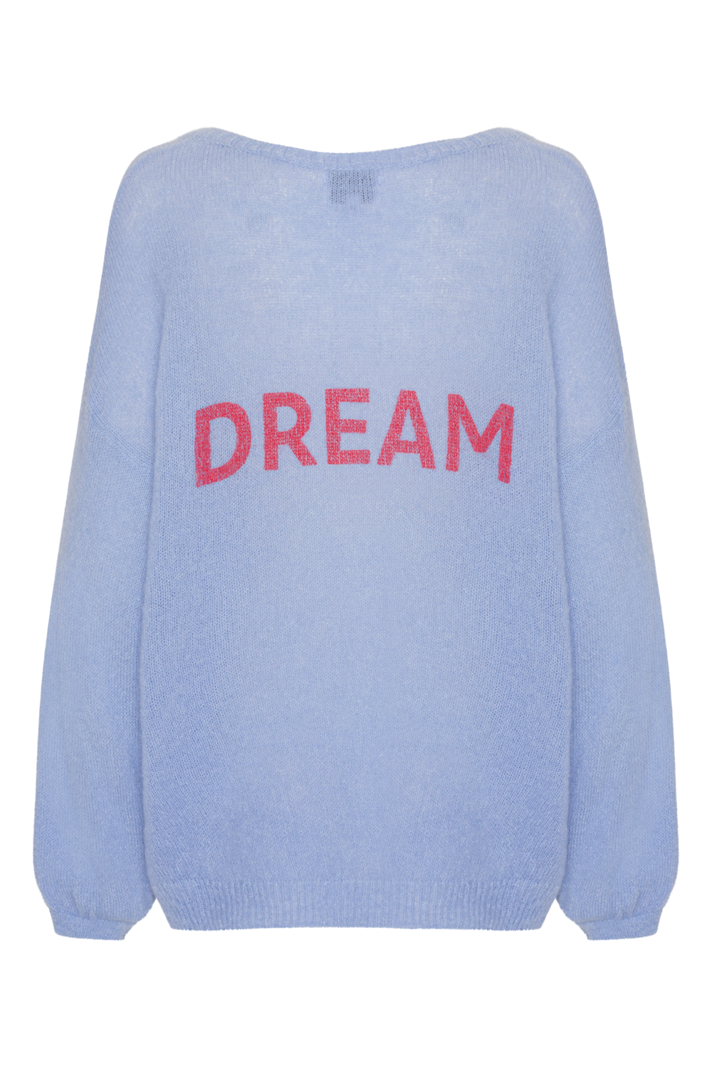 American Dreams Silja Pale Blue W/ Coral Red Letters 'DREAM'