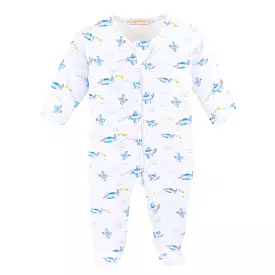 Baby Club Chic - Sky Adventure Zip Footie