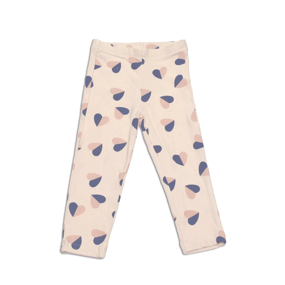 Bamboo Fleece Leggings (Heart Flutter Print)