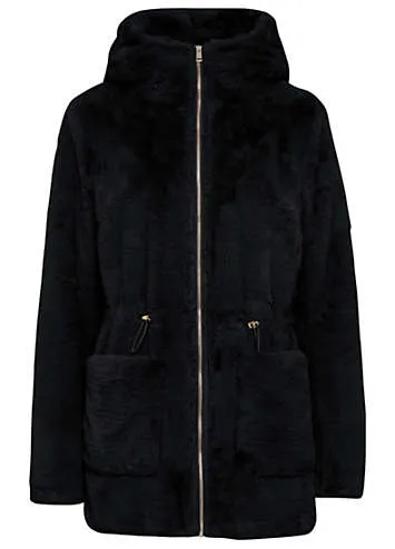 bonprix Faux Fur Hooded Coat | Grattan