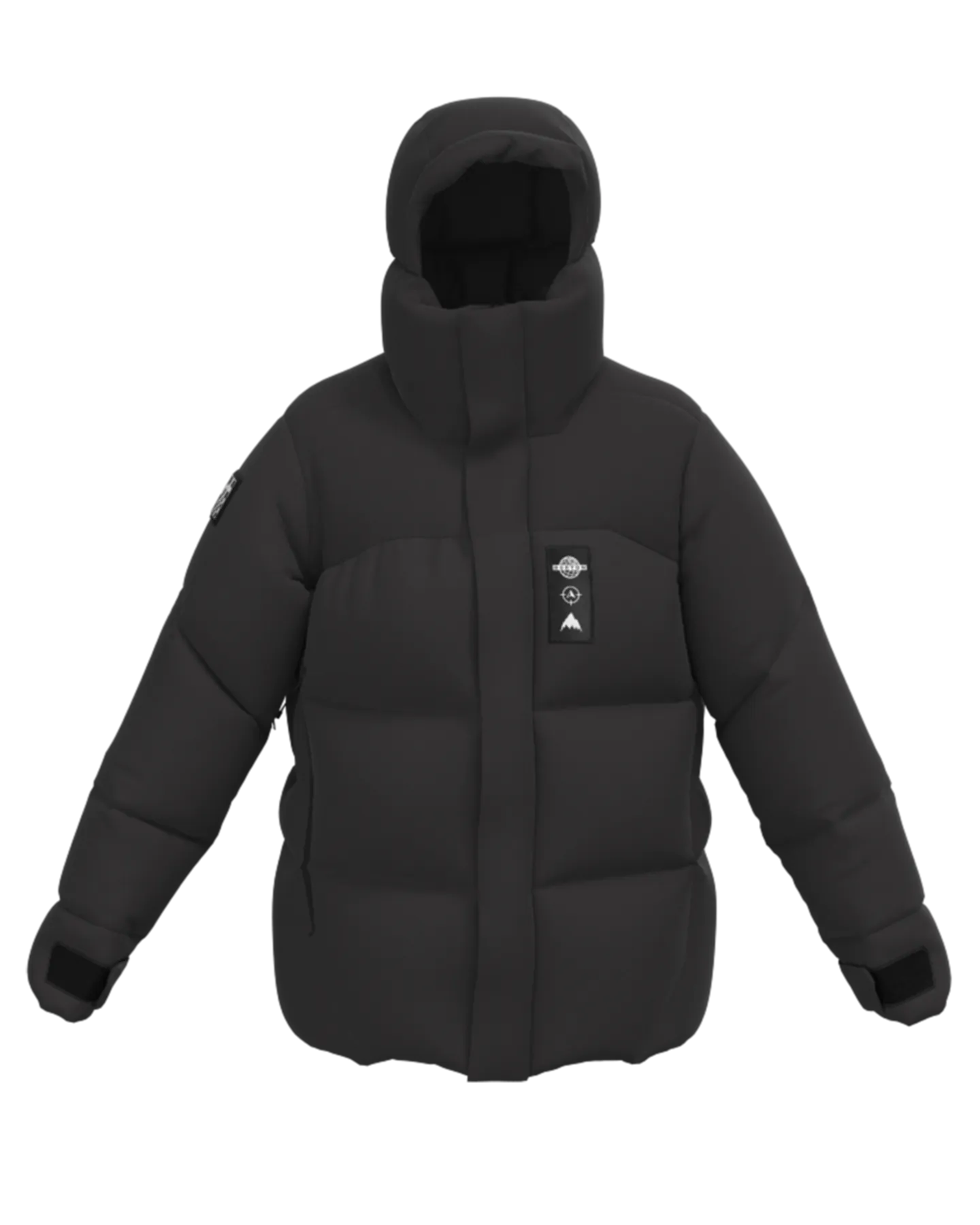 Burton Daybeacon Expedition Puffy Snow Jacket - True Black | Shop Coats & Jackets at Trojan Wake Ski Snow & Snow Skiers 