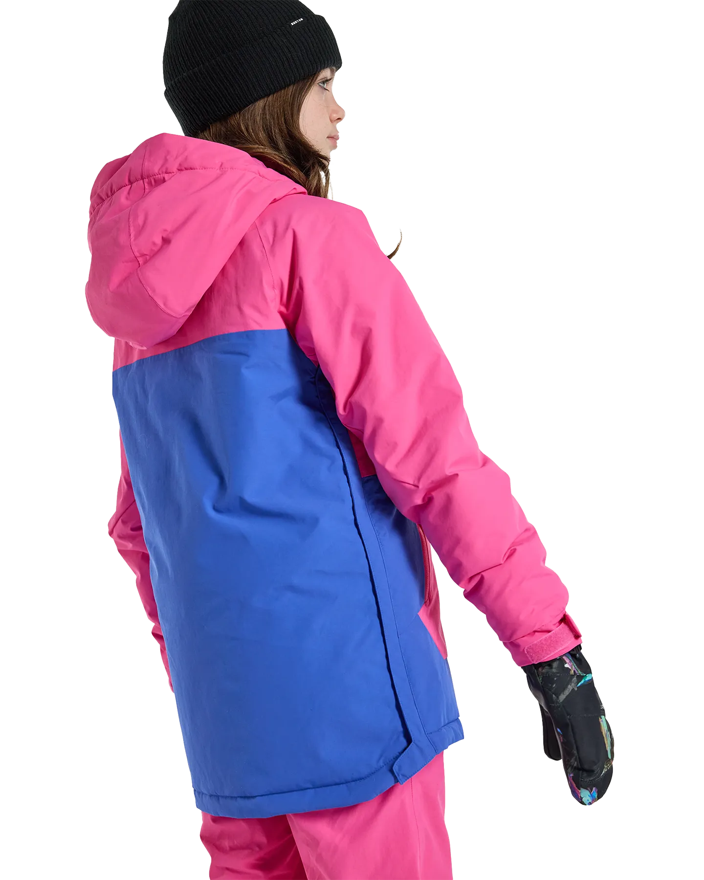 Burton Kids' Frostner 2L Anorak Snow Jacket - Fuchsia Fusion/Amparo Blue | Shop Coats & Jackets at Trojan Wake Ski Snow 