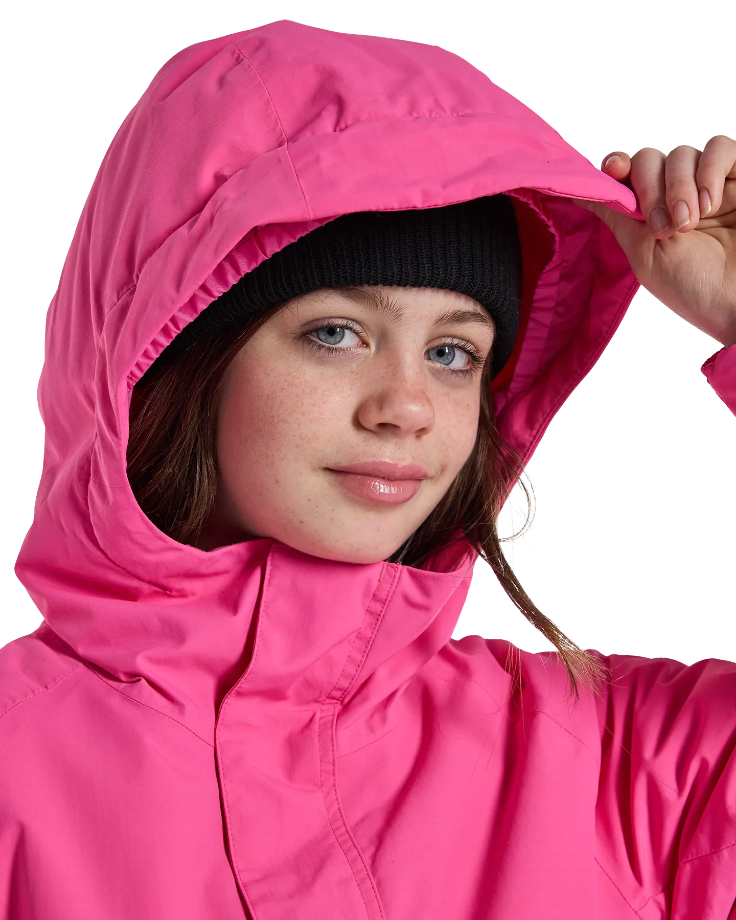 Burton Kids' Frostner 2L Anorak Snow Jacket - Fuchsia Fusion/Amparo Blue | Shop Coats & Jackets at Trojan Wake Ski Snow 