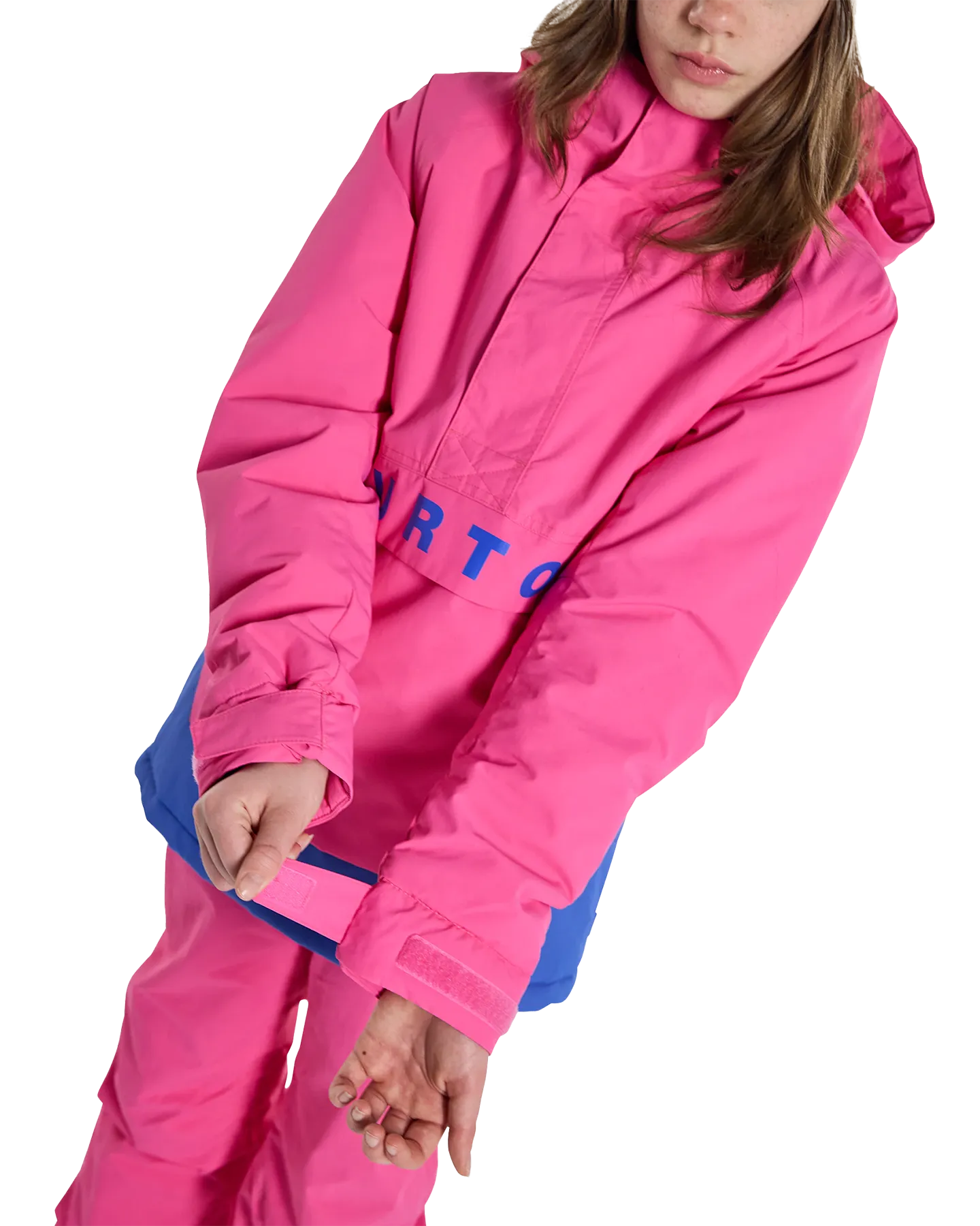 Burton Kids' Frostner 2L Anorak Snow Jacket - Fuchsia Fusion/Amparo Blue | Shop Coats & Jackets at Trojan Wake Ski Snow 