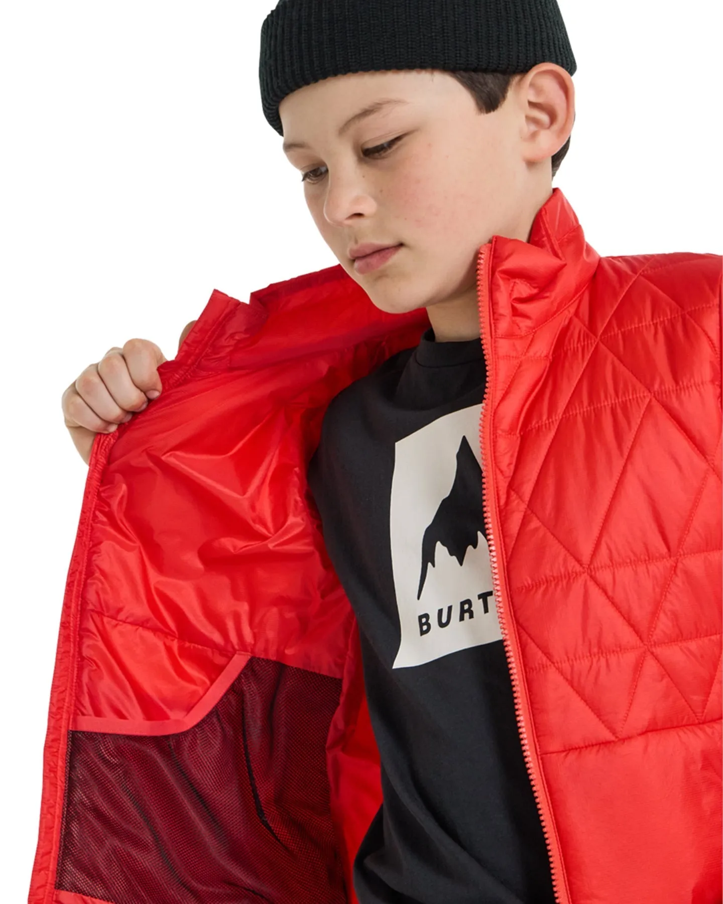 Burton Kids' Versatile Heat Insulated Jacket - Tomato | Shop Coats & Jackets at Trojan Wake Ski Snow & Snow Skiers W