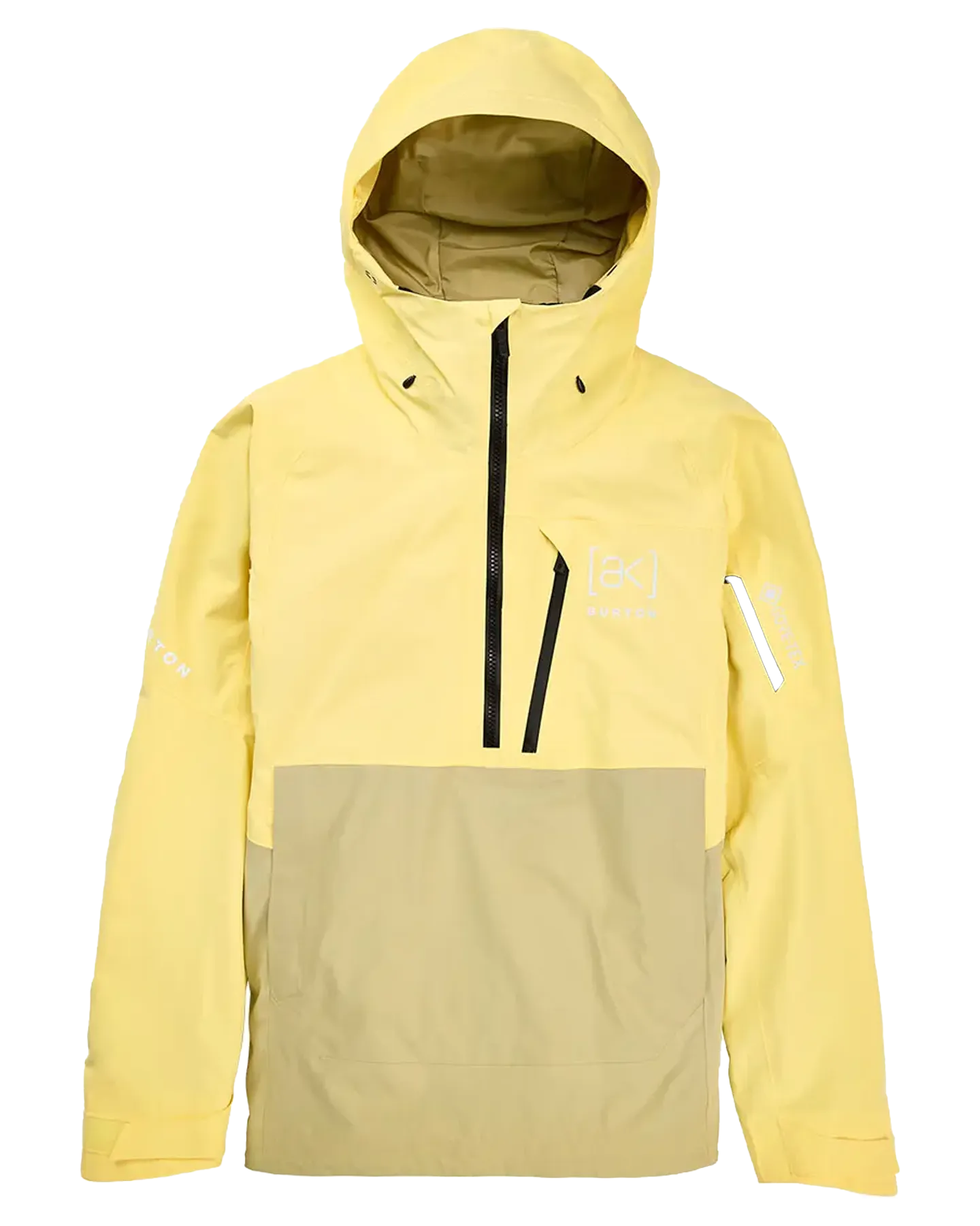 Burton Men's [ak] Velocity Gore‑Tex 2L Anorak Snow Jacket - Buttermilk/Mushroom | Shop Coats & Jackets at Trojan Wake Sk