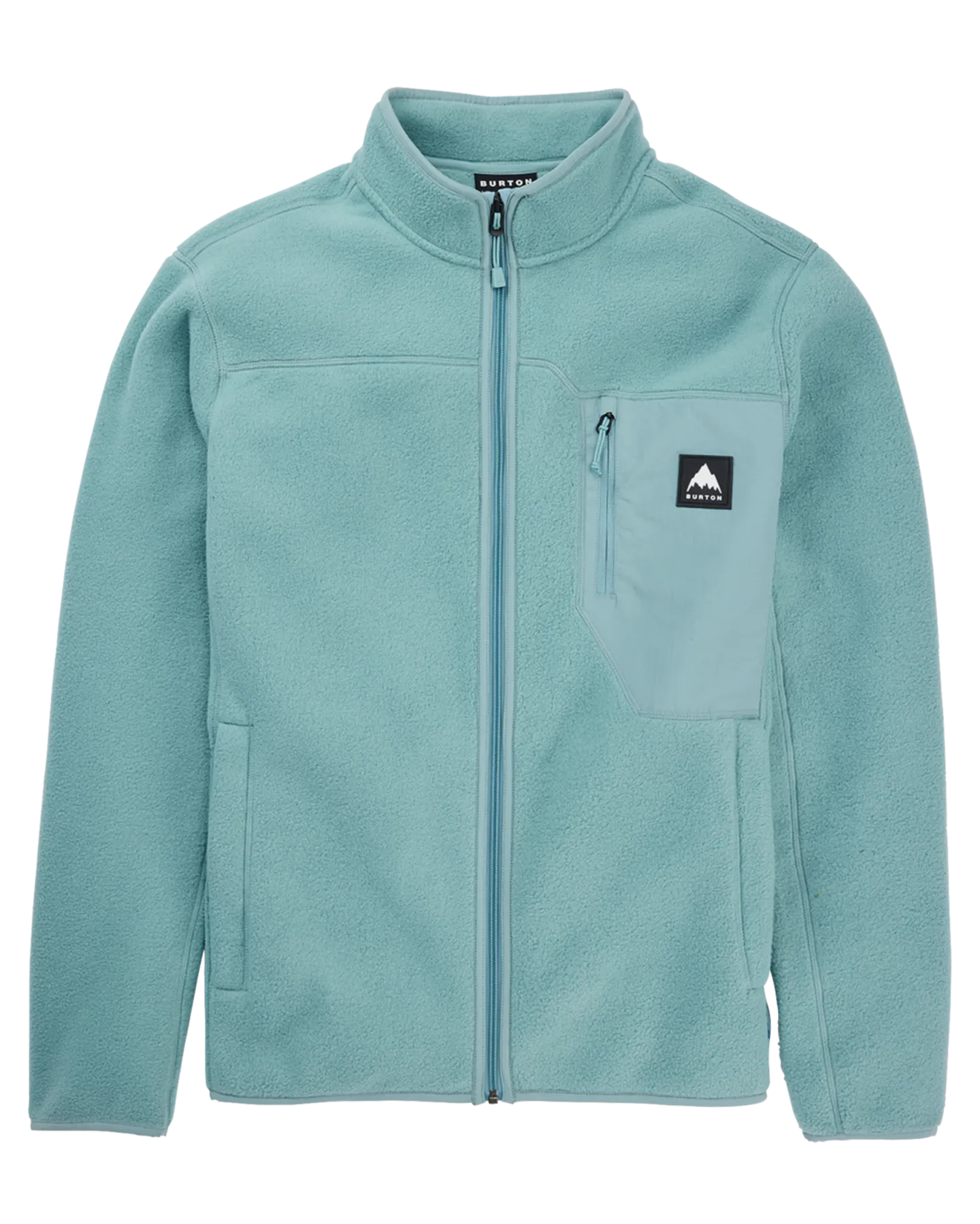 Burton Men's Cinder Full-Zip Fleece - Rock Lichen | Shop Coats & Jackets at Trojan Wake Ski Snow & Snow Skiers Wareh