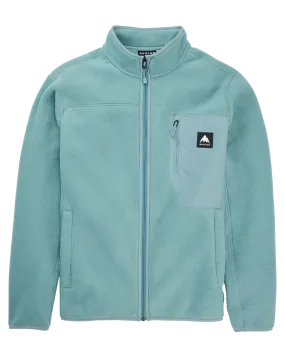 Burton Men's Cinder Full-Zip Fleece - Rock Lichen | Shop Coats & Jackets at Trojan Wake Ski Snow & Snow Skiers Wareh