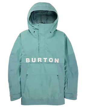 Burton Men's Frostner 2L Anorak Snow Jacket - Rock Lichen | Shop Coats & Jackets at Trojan Wake Ski Snow & Snow Skie