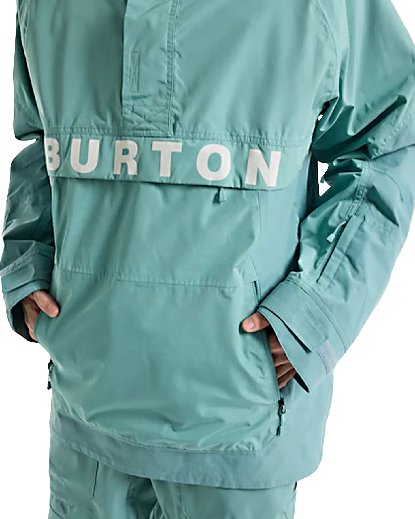 Burton Men's Frostner 2L Anorak Snow Jacket - Rock Lichen | Shop Coats & Jackets at Trojan Wake Ski Snow & Snow Skie