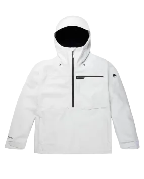 Burton Men's Pillowline Gore-Tex 2L Anorak Snow Jacket - Stout White | Shop Coats & Jackets at Trojan Wake Ski Snow &