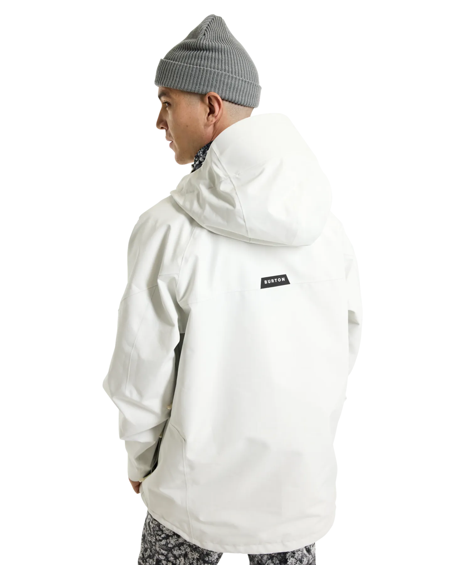 Burton Men's Pillowline Gore-Tex 2L Anorak Snow Jacket - Stout White | Shop Coats & Jackets at Trojan Wake Ski Snow &