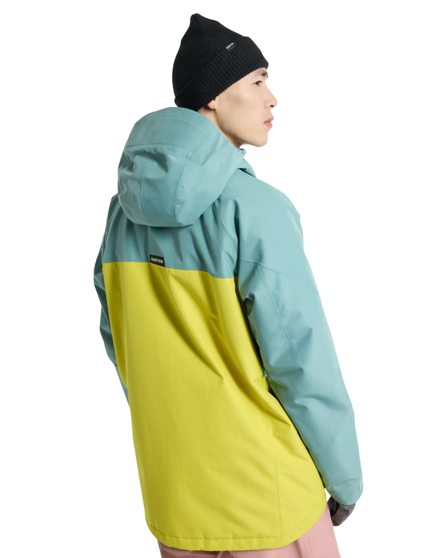 Burton Men's Pillowline Gore‑Tex 2L Snow Jacket - Rock Lichen/Powder Blush/Sulfur | Shop Coats & Jackets at Trojan Wake 