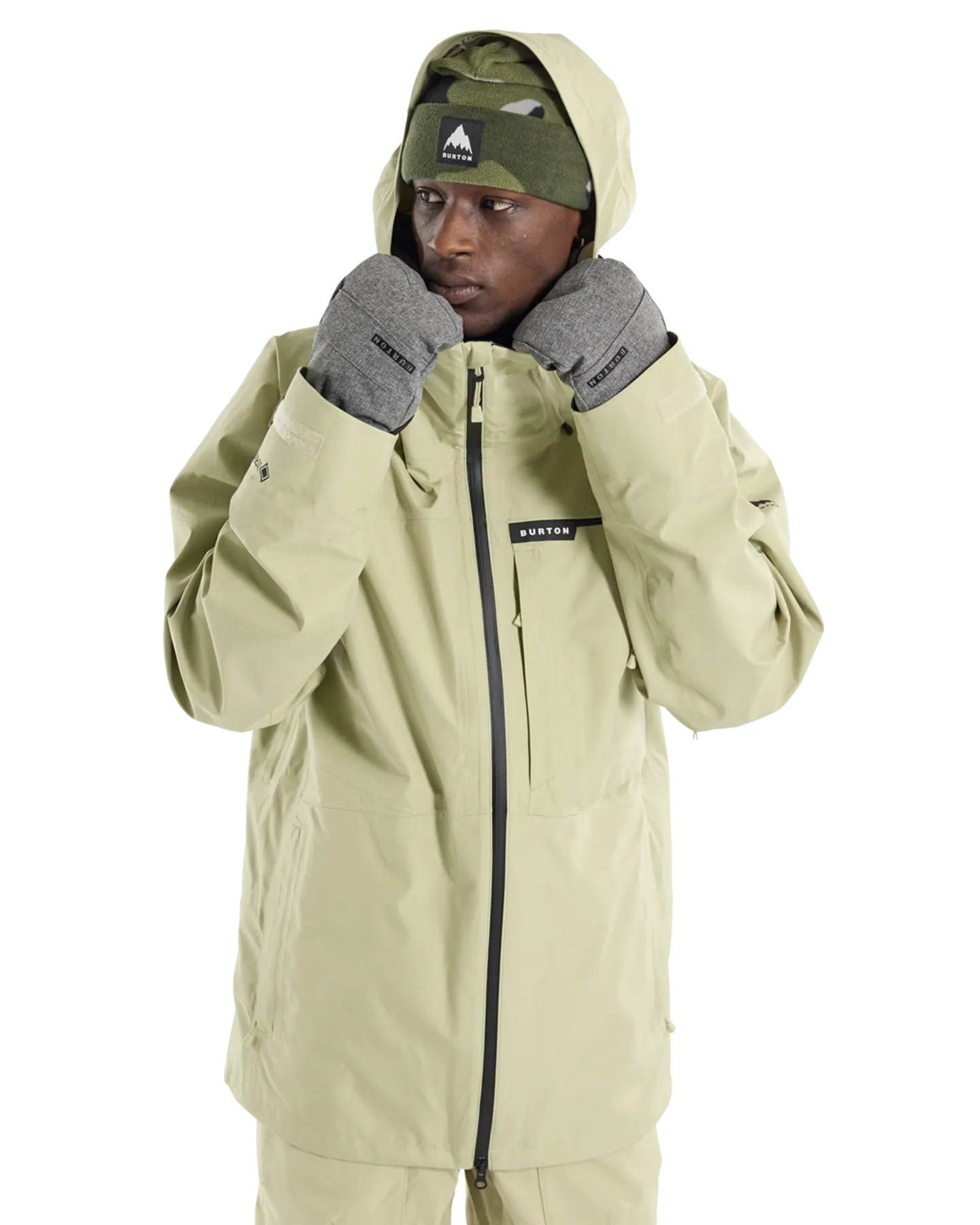 Burton Men's Treeline Gore-Tex 3L Snow Jacket - Mushroom | Shop Coats & Jackets at Trojan Wake Ski Snow & Snow Skier