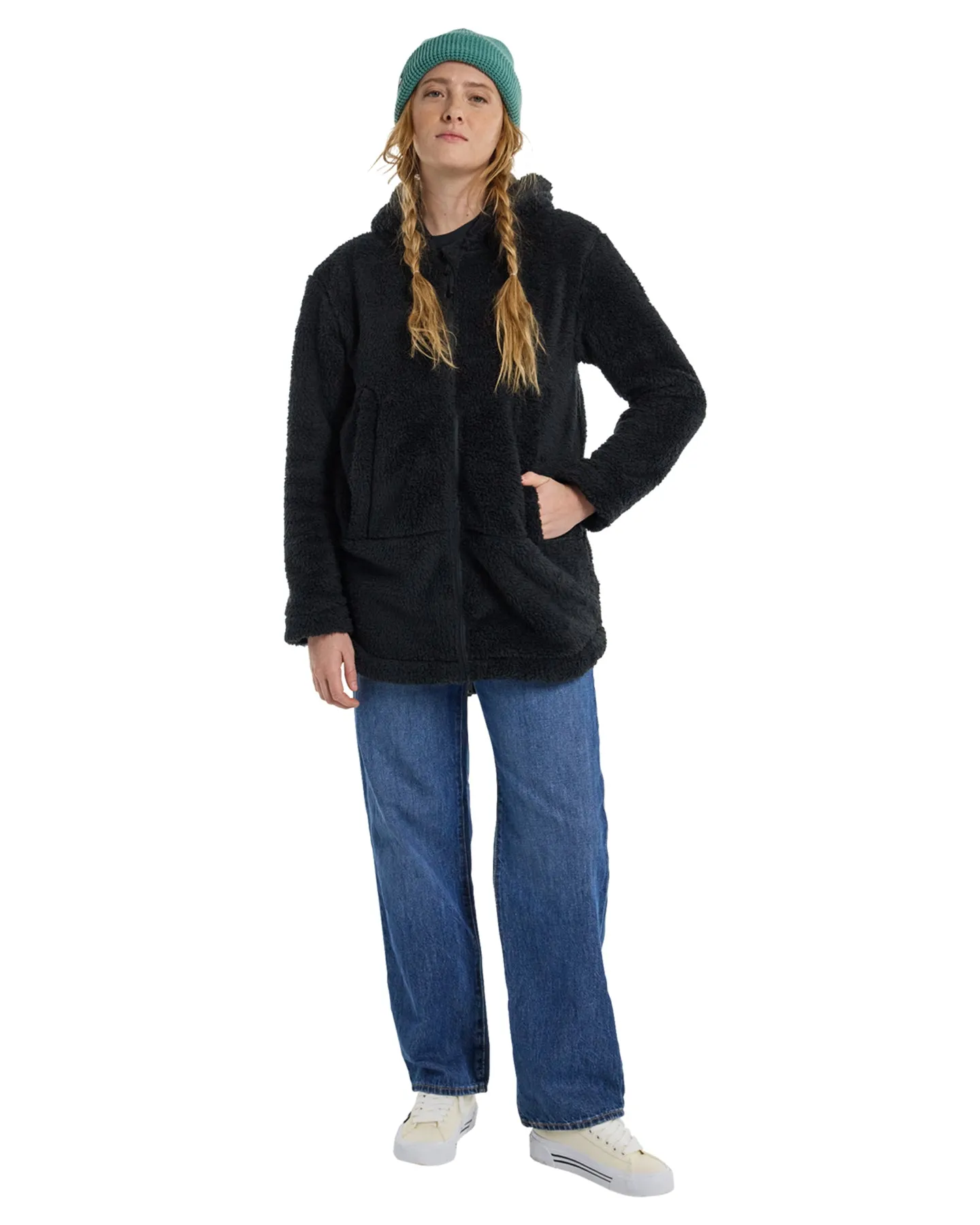 Burton Women's Minxy Hi-Loft Fleece Full-Zip - True Black | Shop Coats & Jackets at Trojan Wake Ski Snow & Snow Skie