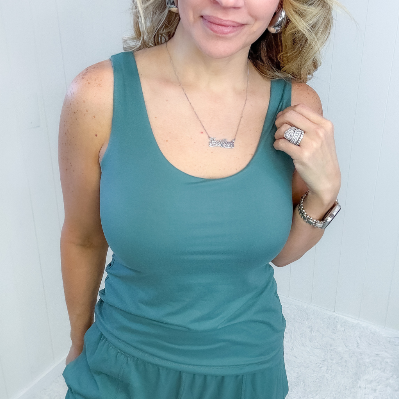 Casual But Cool Butter Soft Tank in Tidewater Teal