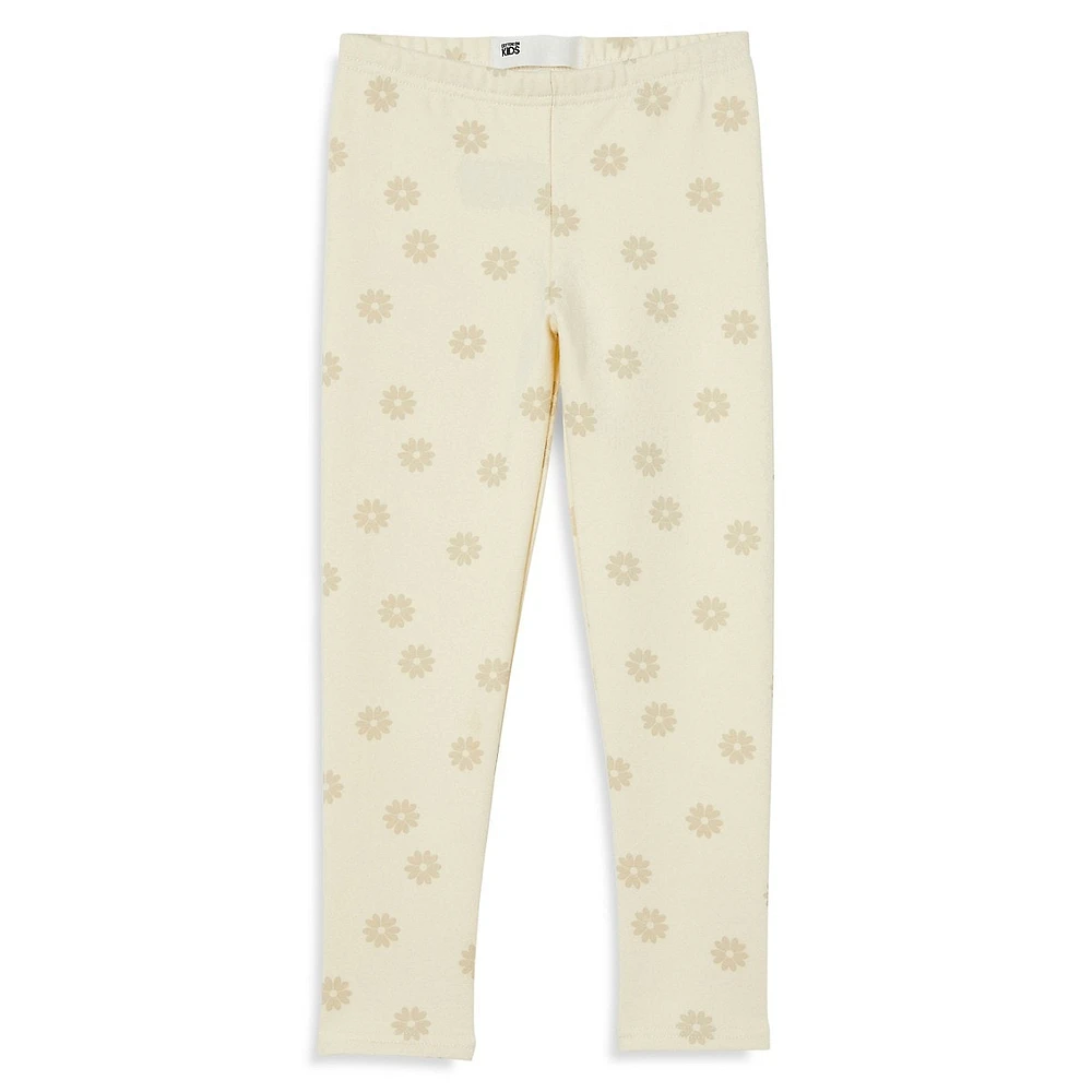 Cotton On Little Girl's Fleece Leggings