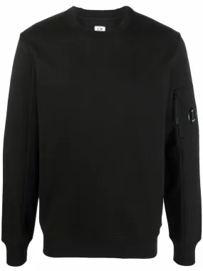 CP Company Sweat Diagonal raised fleece noir