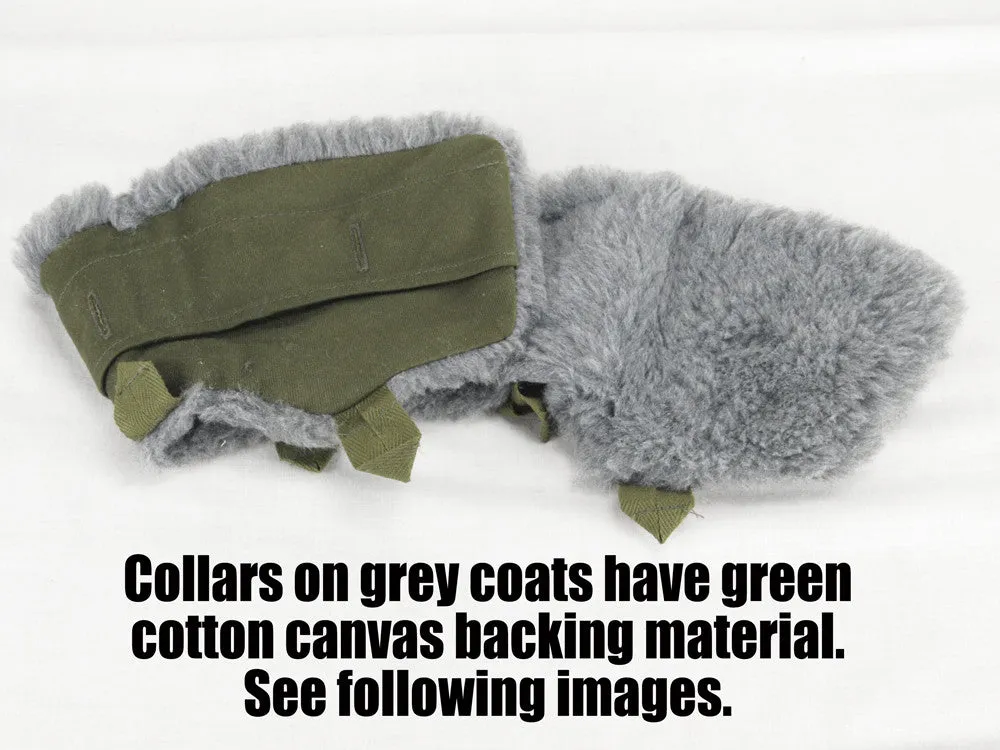 Czech Army cold-weather coat with collar - Field grey – Unissued