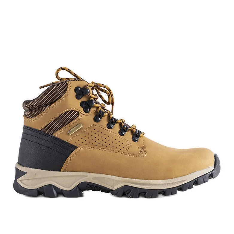 Evsee men's brown insulated boots