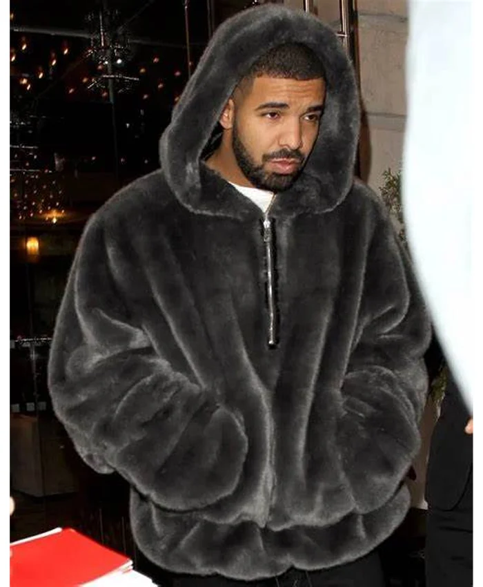 Faux Fur Drake Fuzzy Jacket For Sale - William Jacket