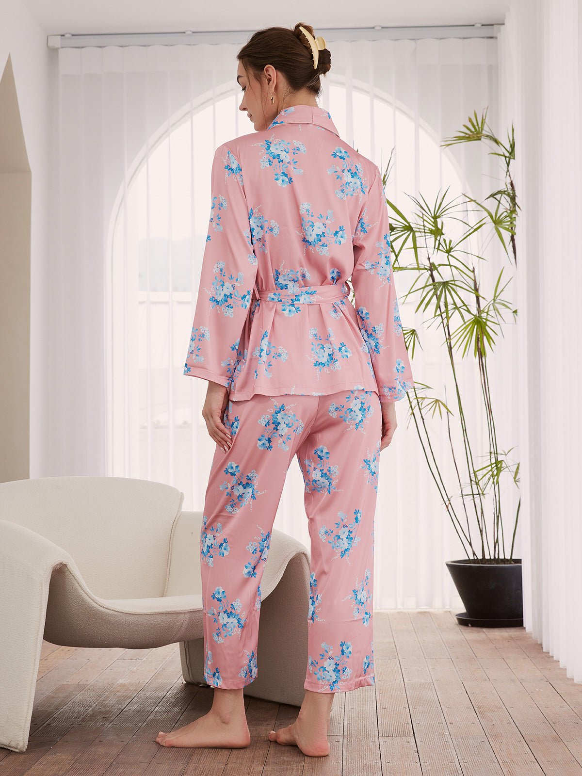 Floral Pajama Set 2 Pcs