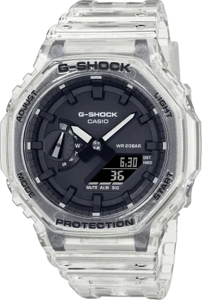 G-SHOCK MEN’S ANALOG-DIGITAL GA2100SKE-7A- CLEAR 