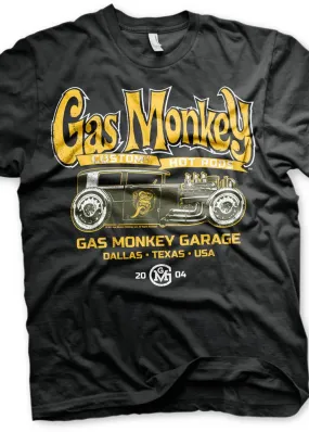 Gas Monkey Garage Men's Hot Rod T-Shirt Black