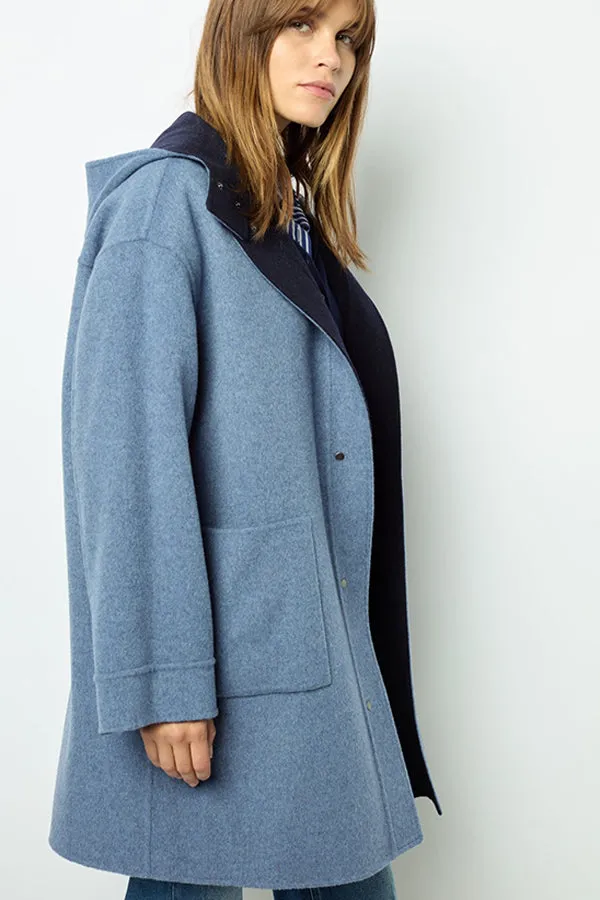 Gerard Darel LANE REVERSIBLE HOODED COAT