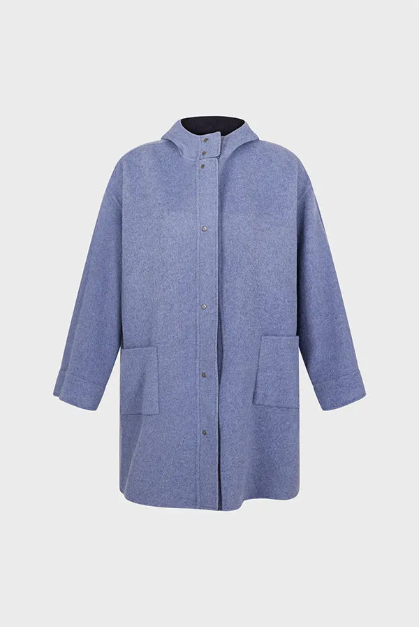 Gerard Darel LANE REVERSIBLE HOODED COAT