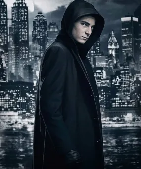 Gotham Season 5 David Mazouz Hooded Coat