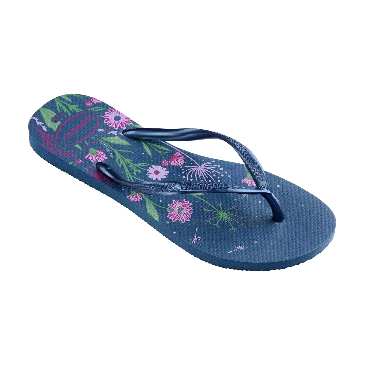 Havaianas Girl's Slim Organic Comfy Blue