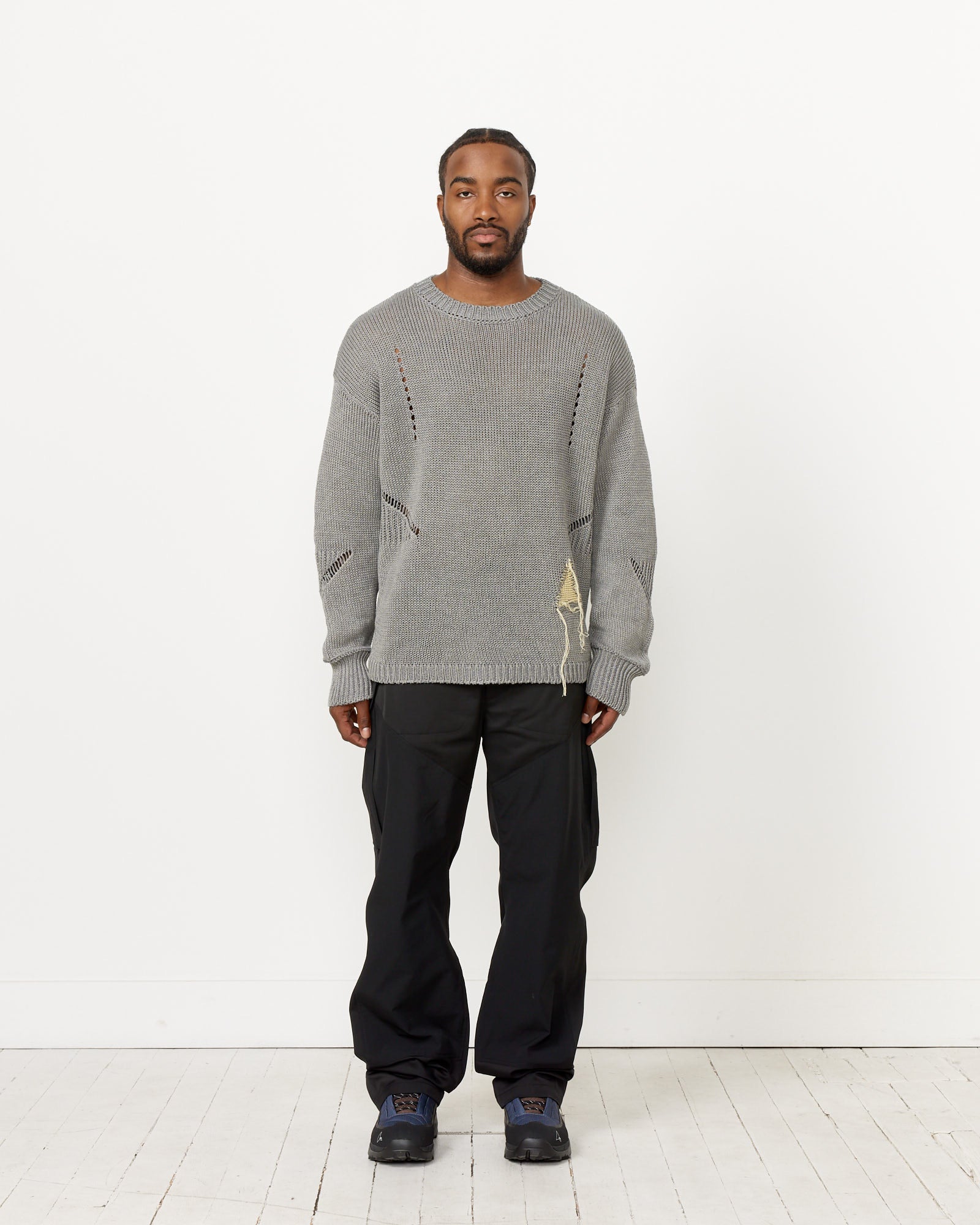 Hemp Crewneck in Grey