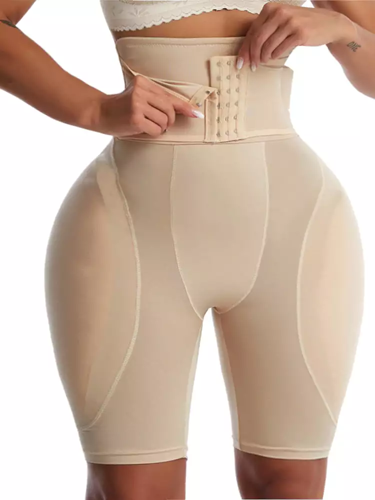 High Waist Trainer Body Shaper Padded Panty Buttock Booty Hip Enhancer Butt Shapers