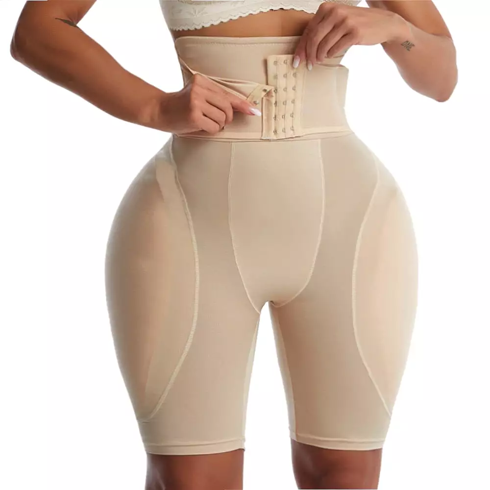 High Waist Trainer Body Shaper Padded Panty Buttock Booty Hip Enhancer Butt Shapers