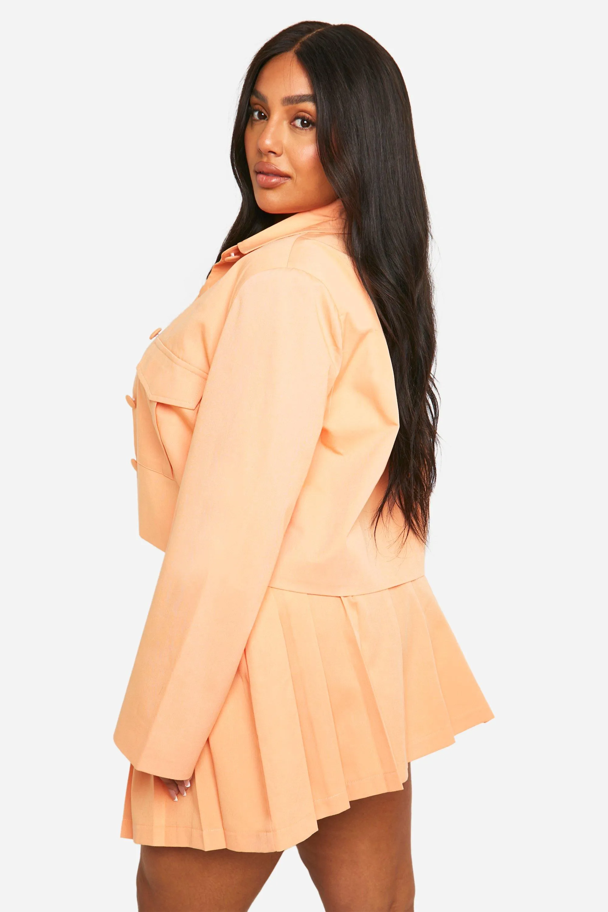 Jackets & Coats | Plus Tailored Bomber Jacket | boohoo