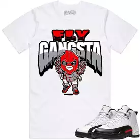 Jordan 12 Red Taxi 12s Shirt to Match - RED FLY GANGSTA