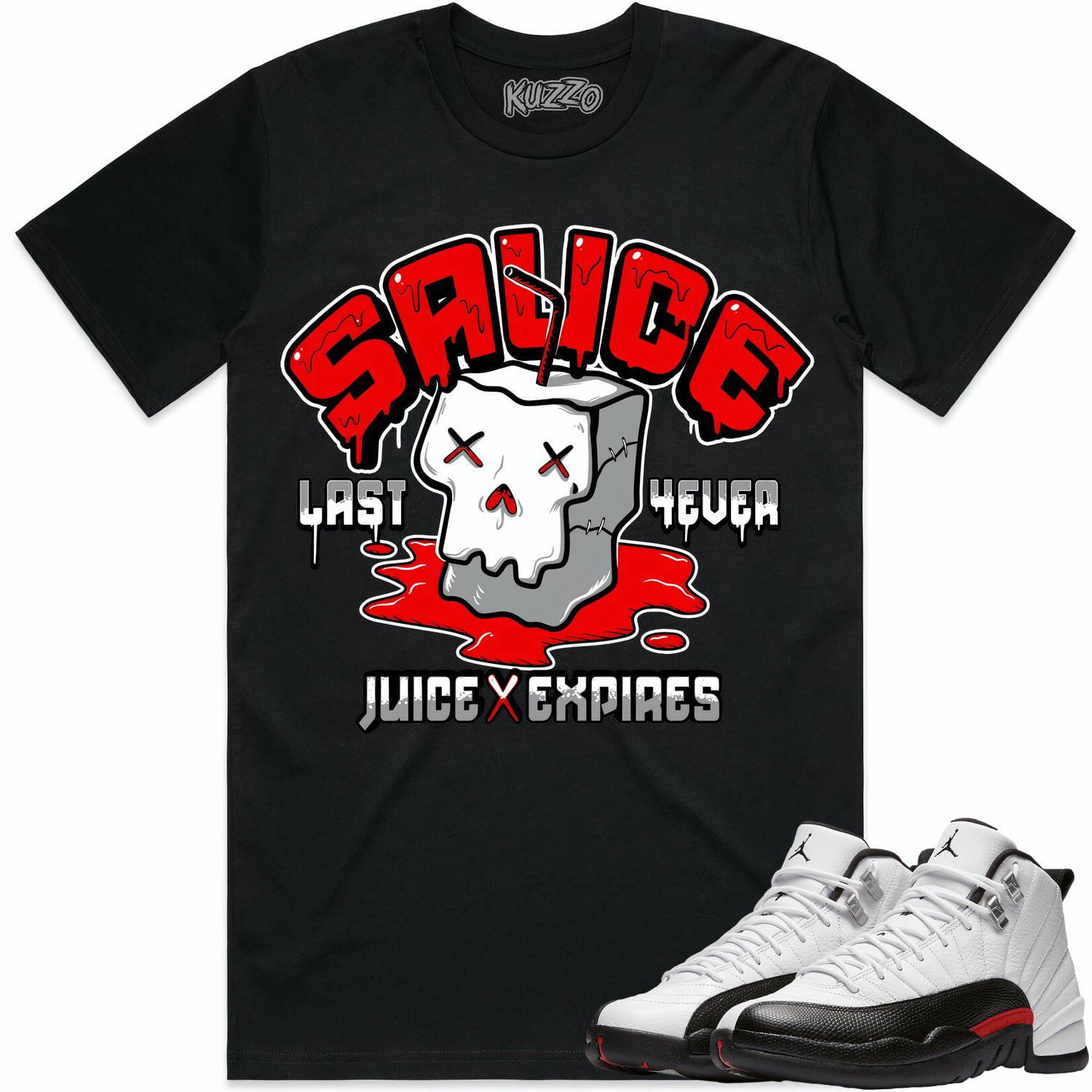 Jordan 12 Red Taxi 12s Shirt to Match - RED SAUCE