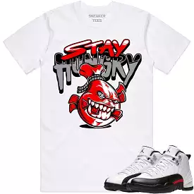 Jordan 12 Red Taxi 12s Shirt to Match - RED STAY HUNGRY