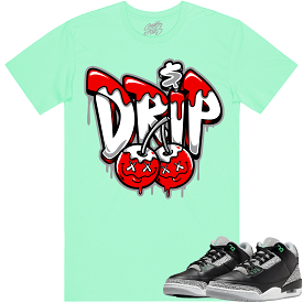 Jordan 3 Green Glow 3s Shirt to Match - RED MONEY DRIP