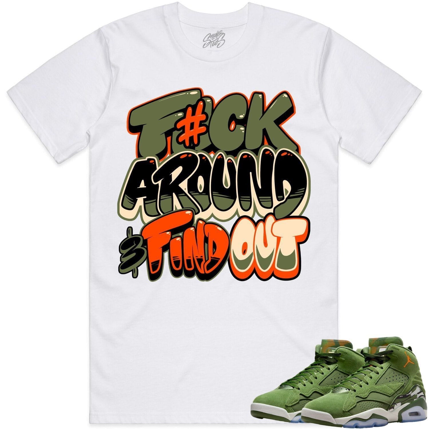 Jordan MVP 678 Sky J Olive Shirt to Match - CELADON F#CK