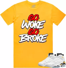 Jordan MVP 678 Yellow Ochre Shirt to Match - RED GO WOKE GO BROKE