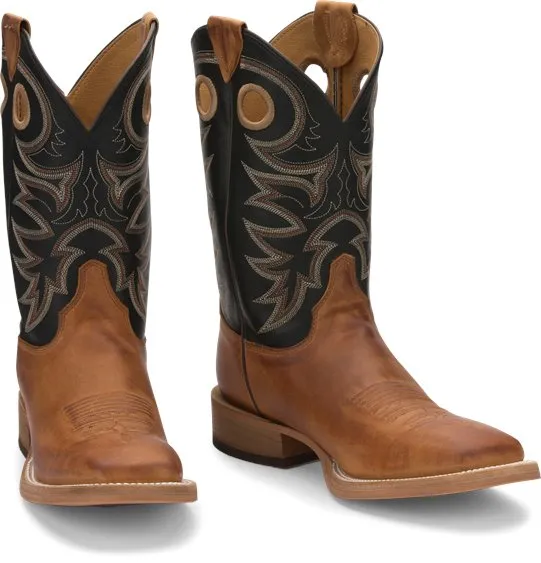 Justin Caddo Brown Western Boot