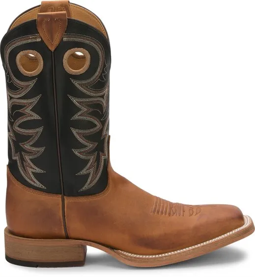 Justin Caddo Brown Western Boot