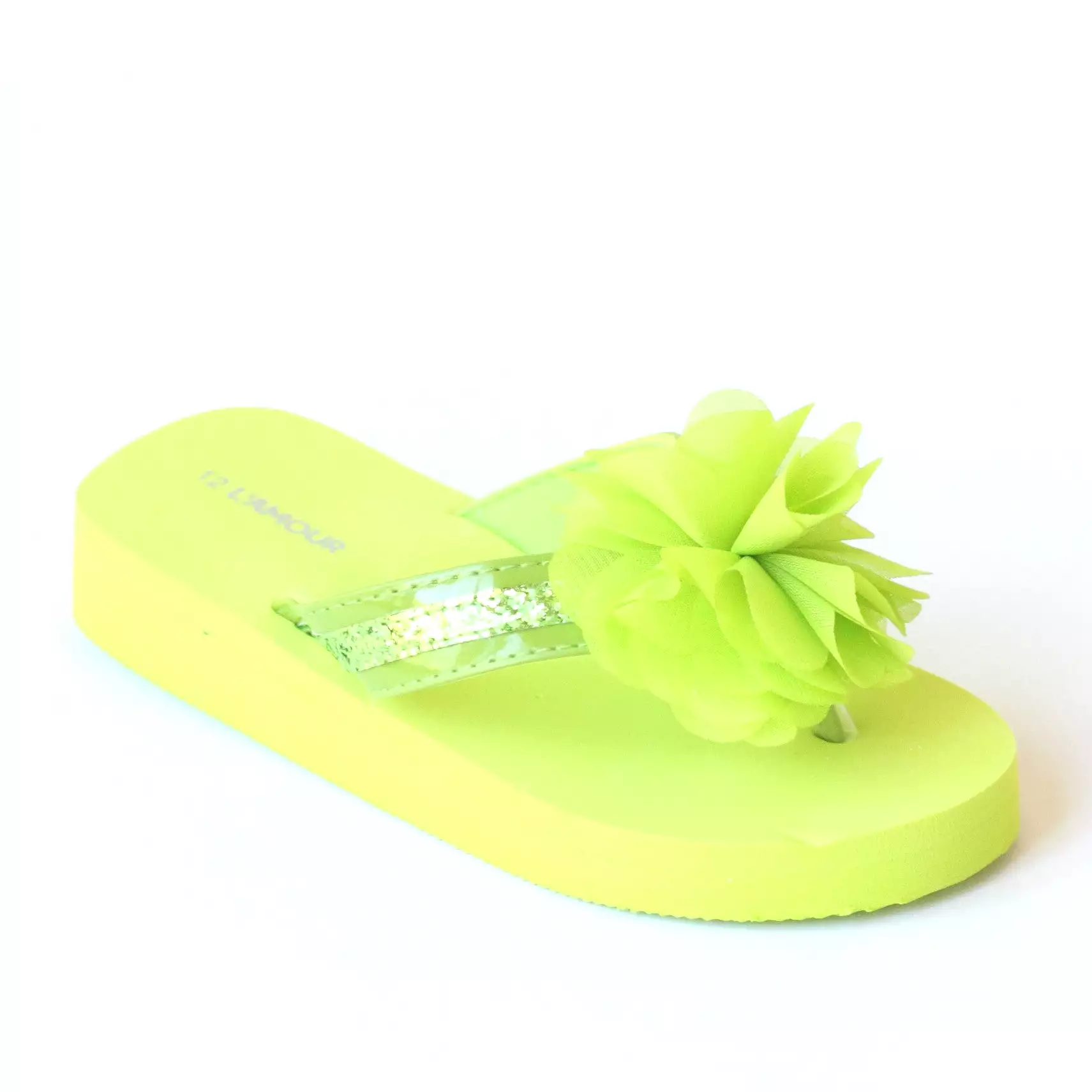 L'Amour Girls Sequin EVA Foam Sandals